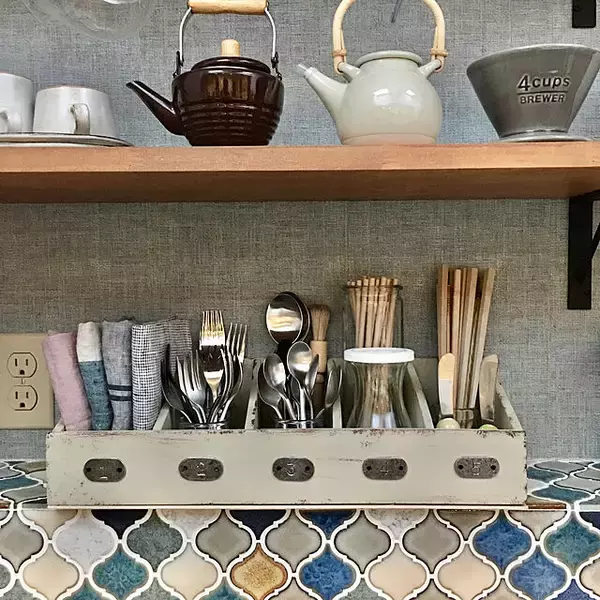 「出し入れしやすくすっきり整理整頓☆カトラリーの収納アイデア」の画像