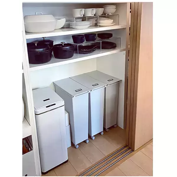 「置きたい場所に合わせて選べる！無印良品の「ポリプロピレンごみ箱」」の画像