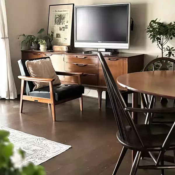 「「ヴィンテージ家具と余白で魅せる、優しく落ち着いた住まい」 by eruさん」の画像