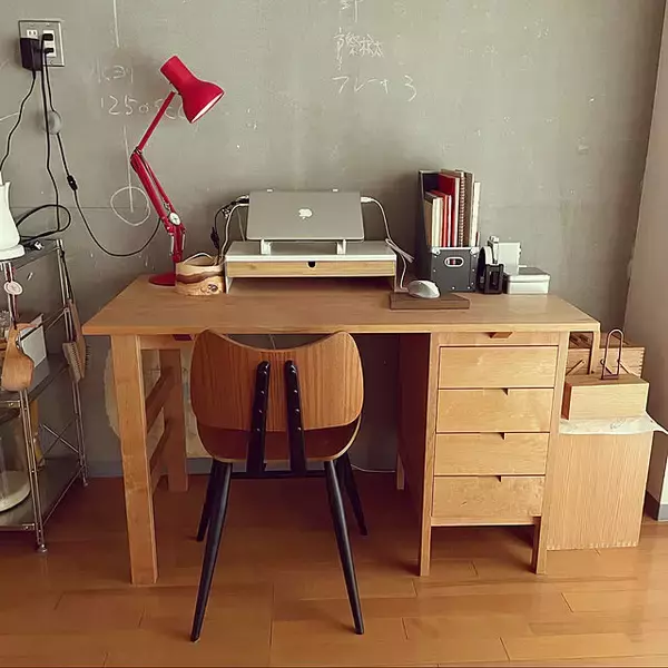「使いやすくて快適に☆IKEAのアイテムでデスク周りをアップデート」の画像
