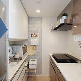 「キッチンスペースを賢く使える！山崎実業のタワー折り畳みガスコンロカバー」の画像2