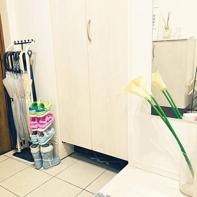 脱ぎっぱなしを解消！スッキリ片付くシューズラック＆スリッパラック