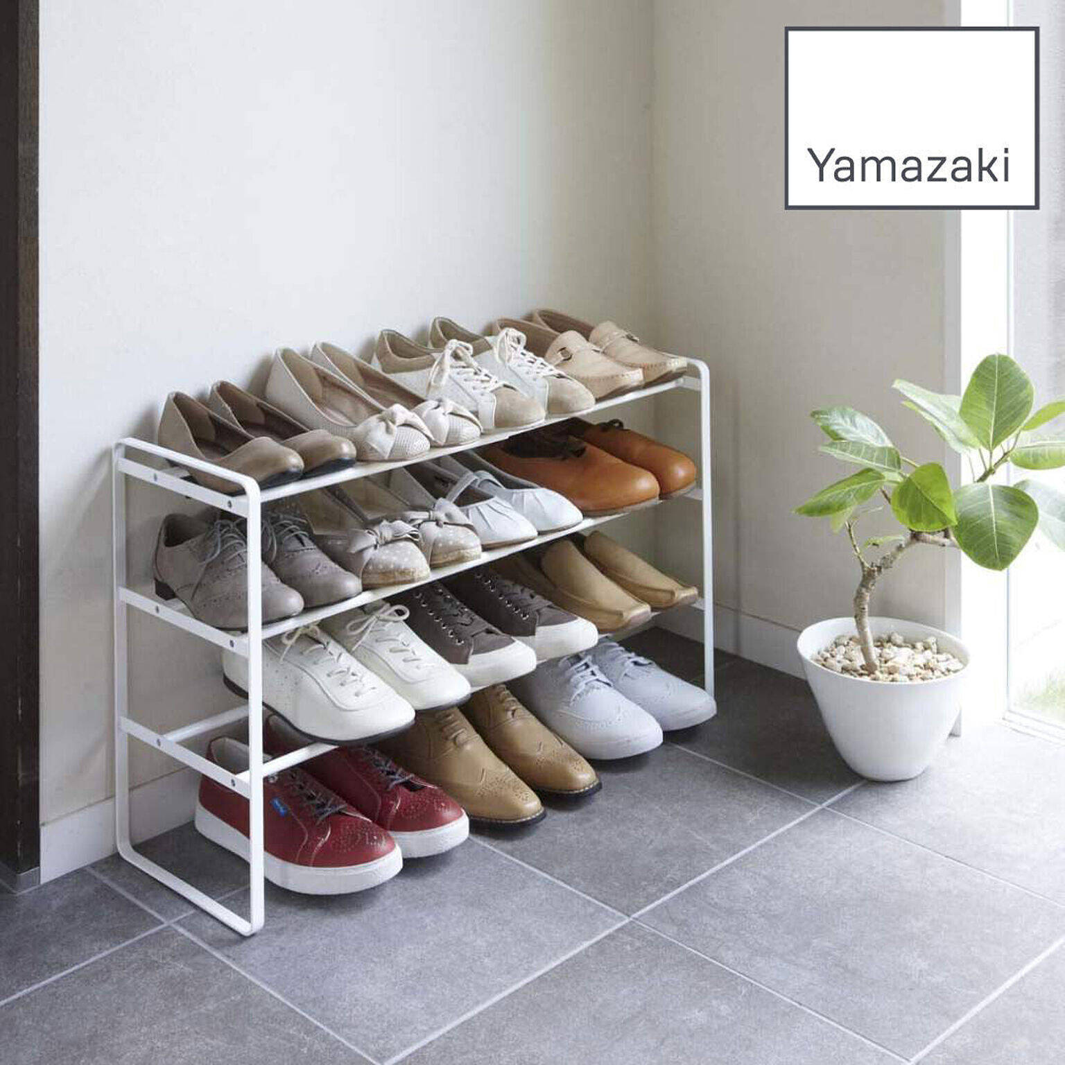 脱ぎっぱなしを解消！スッキリ片付くシューズラック＆スリッパラック