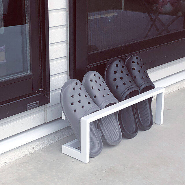 脱ぎっぱなしを解消！スッキリ片付くシューズラック＆スリッパラック