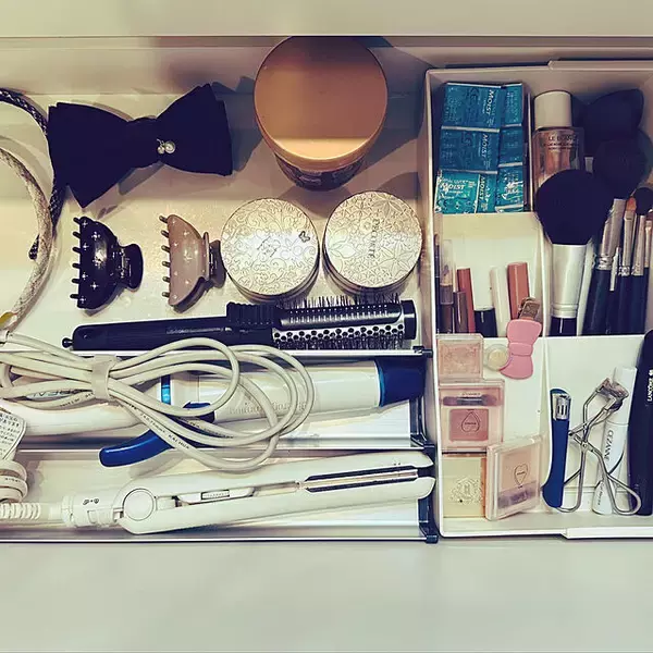 「スペースを整える☆洗面台のヘアケア用品収納実例10選」の画像