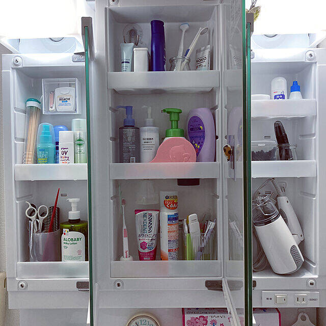 スペースを整える☆洗面台のヘアケア用品収納実例10選