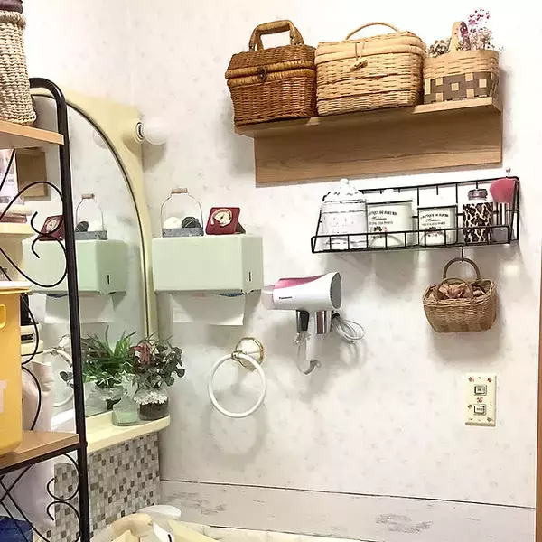 「スペースを整える☆洗面台のヘアケア用品収納実例10選」の画像