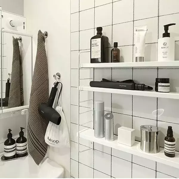 「スペースを整える☆洗面台のヘアケア用品収納実例10選」の画像