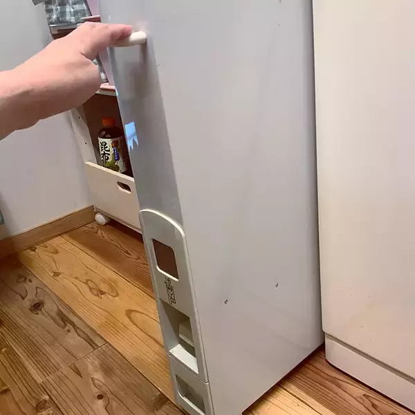 「【すきま活用アイデア】14cmの隙間にシンデレラフィット！米びつ活用 by chiiyanさん」の画像