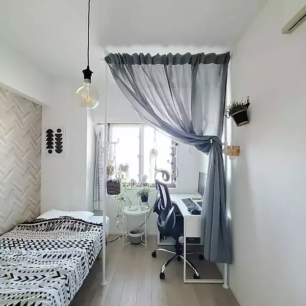 「生活ゾーンが混ざる問題を解消！暮らしに合わせて切り替えられる間仕切りのアイデア」の画像