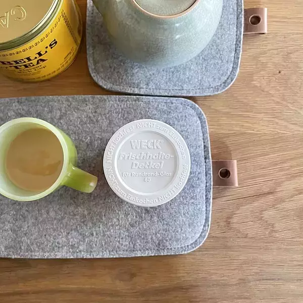 「「シンプルで大活躍なWECKガラスキャニスターの、選べる蓋」 by miraiiさん」の画像