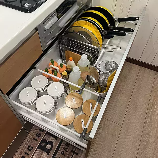 「すっきり使いやすいキッチンにしたい方必見！ユーザーさんの収納術をご紹介」の画像