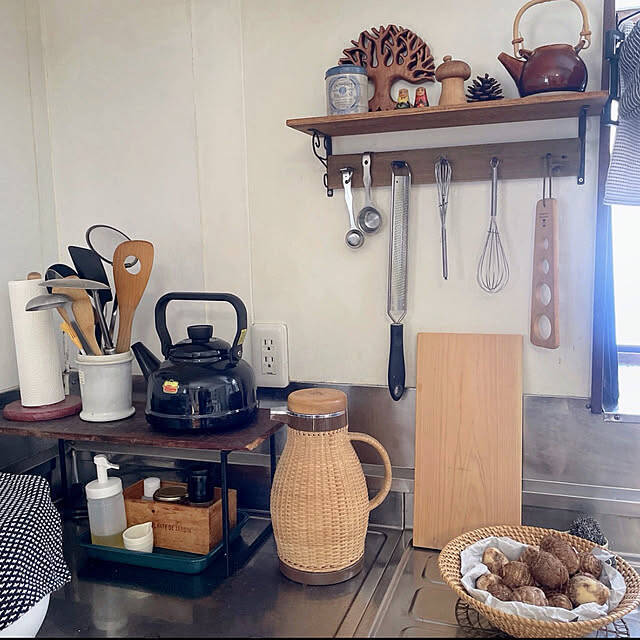 「日々に寄り添う心地よさ、古い家を工夫して楽しむ優しいキッチン」 by kie.さん