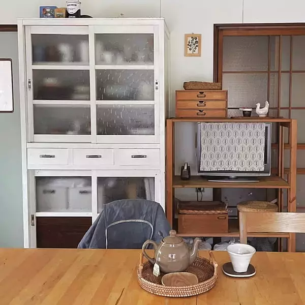 「「日々に寄り添う心地よさ、古い家を工夫して楽しむ優しいキッチン」 by kie.さん」の画像