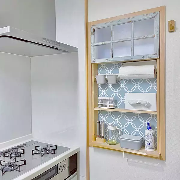 「世界に1つだけの愛すべき空間へ♡使いやすくてハイセンスなキッチンDIY」の画像