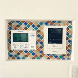 「貼るだけで簡単にタイル風♪セリアのタイルシール実例」の画像1