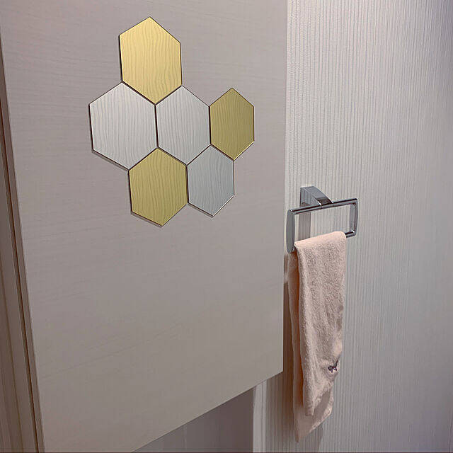 貼るだけで簡単にタイル風♪セリアのタイルシール実例