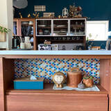 「貼るだけで簡単にタイル風♪セリアのタイルシール実例」の画像6