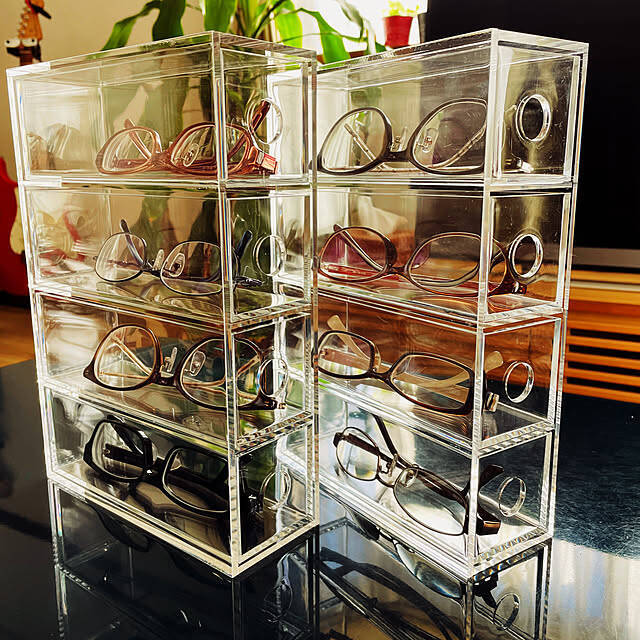 ショーケースみたいで気分が上がる♡無印良品のアクリルアイテムを使ったディスプレイ収納アイデア