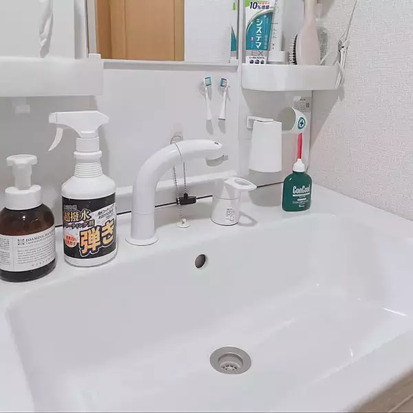 「毎朝気分よく身支度ができる♪洗面台がピカピカになる方法10選」の画像