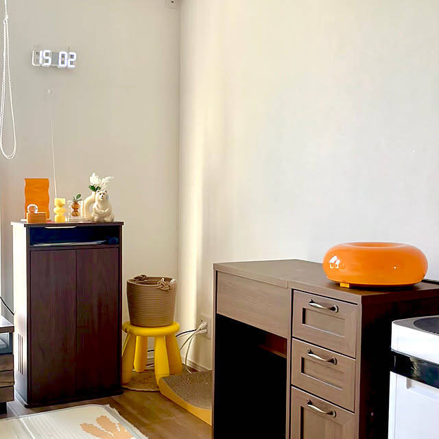 「毎日使う物は気楽に隠す♪生活感をすっきりオフする収納術」 by Misakiさん