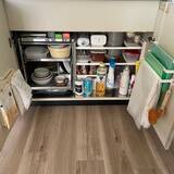 「「シンク下に革命を起こす！スライド式ステンレス3段ラック」 by hitomiさん」の画像2