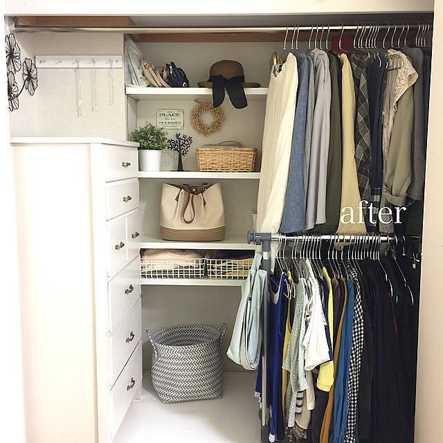 ちょっとの工夫でクローゼットもスッキリ快適に♪服を持ちすぎないコツ10選