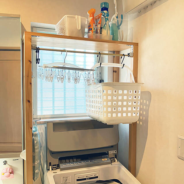 デッドスペース解消＆家事効率アップ！見た目もばっちりな洗濯機上の収納アイデア集