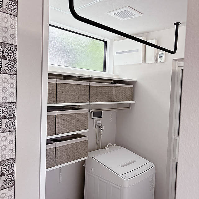 デッドスペース解消＆家事効率アップ！見た目もばっちりな洗濯機上の収納アイデア集