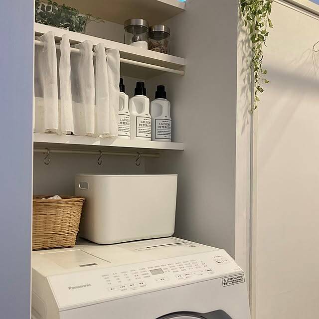 デッドスペース解消＆家事効率アップ！見た目もばっちりな洗濯機上の収納アイデア集