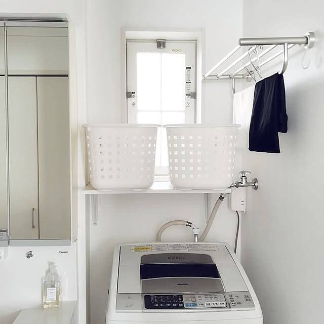 デッドスペース解消＆家事効率アップ！見た目もばっちりな洗濯機上の収納アイデア集