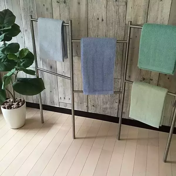 「IKEAグッズを使ったタオル収納で、毎日を快適に」の画像