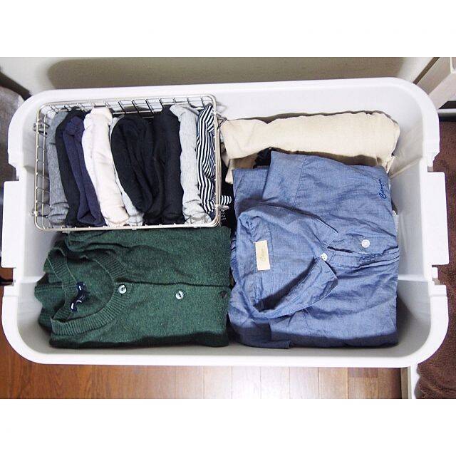 屋外でも使える！無印良品ポリプロピレン頑丈収納ボックス