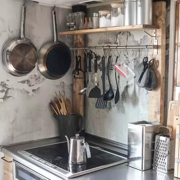 「快適キッチンはDIYで実現する～キッチンラック～」の画像