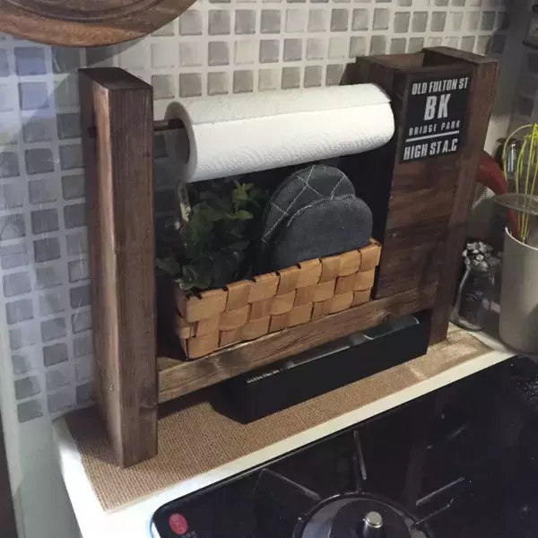 「快適キッチンはDIYで実現する～キッチンラック～」の画像