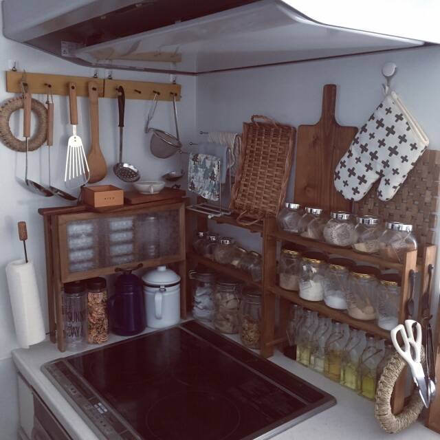 快適キッチンはDIYで実現する～キッチンラック～