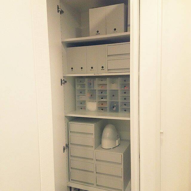 無印良品のポリプロピレンケースでクローゼットをキレイに