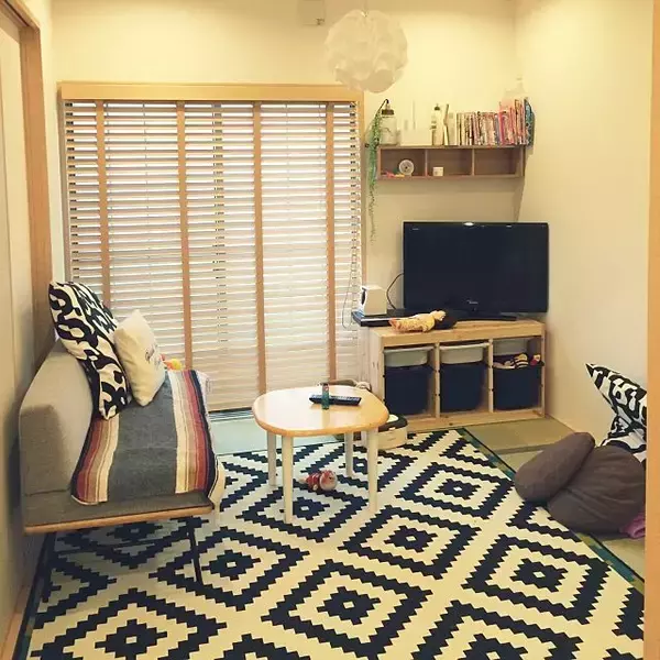 「リビングに置いちゃおう♡イケアのトロファストで効率収納」の画像