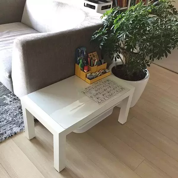 「リビングに置いちゃおう♡イケアのトロファストで効率収納」の画像