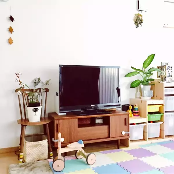 リビングに置いちゃおう♡イケアのトロファストで効率収納