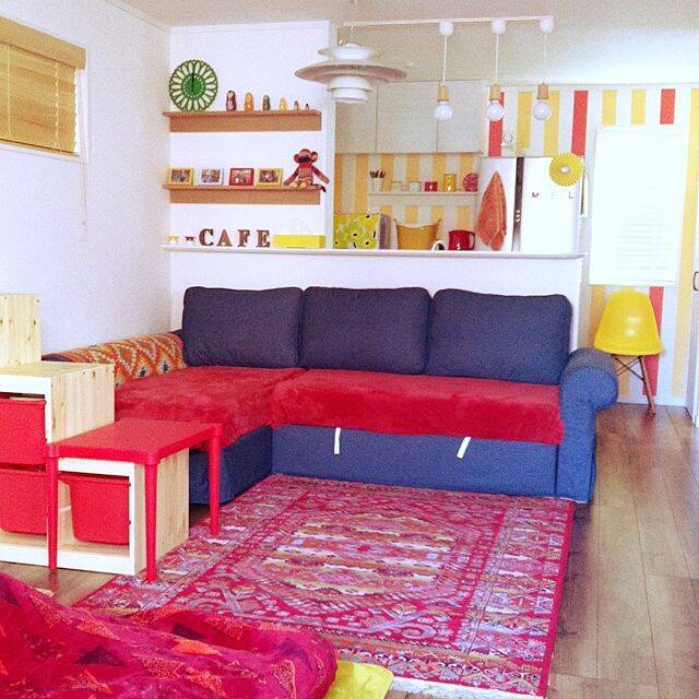 リビングに置いちゃおう♡イケアのトロファストで効率収納