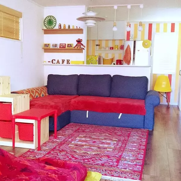 「リビングに置いちゃおう♡イケアのトロファストで効率収納」の画像