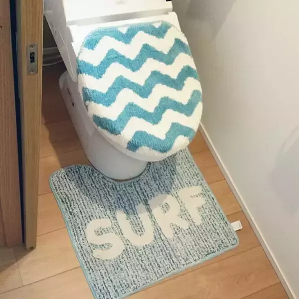「トイレや脱衣所で〇〇気分！しまむら＆ニトリのマット」の画像