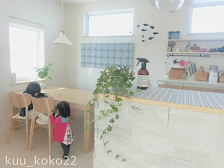 「様々な角度から居心地のいい空間をめざした北欧ナチュラル」憧れのキッチン vol.133 kuu_koko22さん