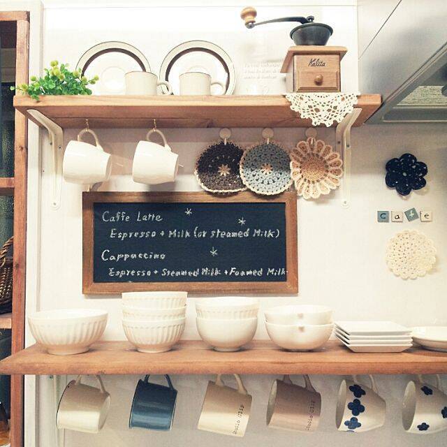 100均黒板アイテムで作る☆カフェ風ディスプレイ見本帳