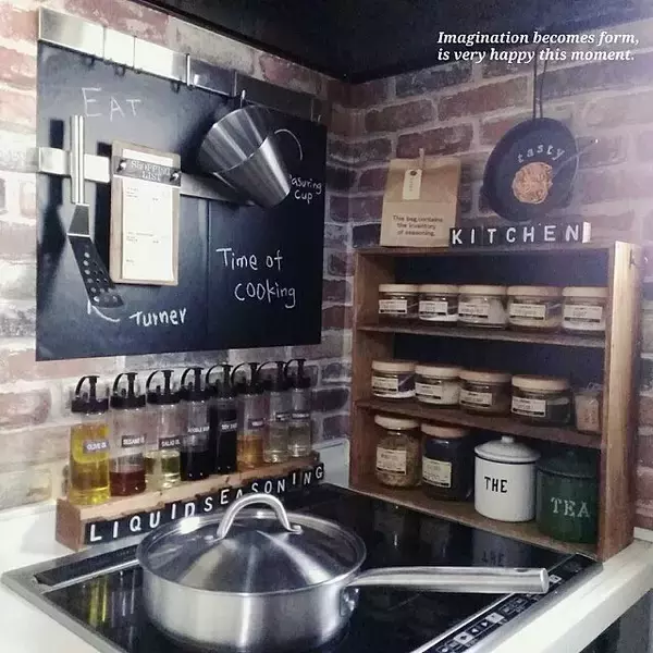 「100均黒板アイテムで作る☆カフェ風ディスプレイ見本帳」の画像