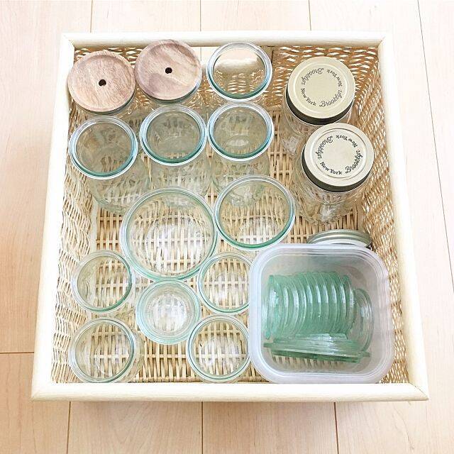 どちらも使える♡無印良品のブリ材&ラタンバスケット