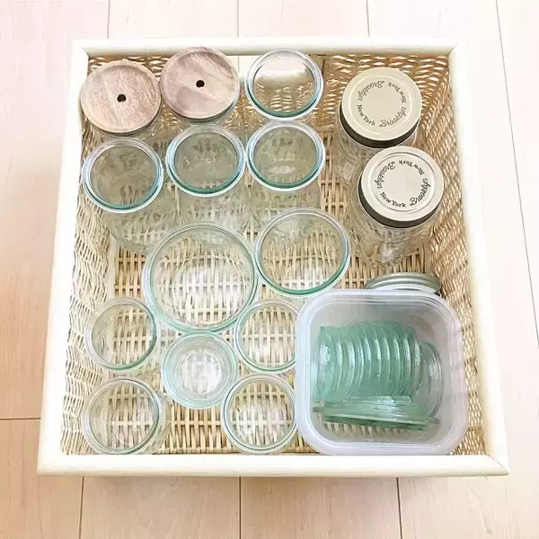 「どちらも使える♡無印良品のブリ材&ラタンバスケット」の画像