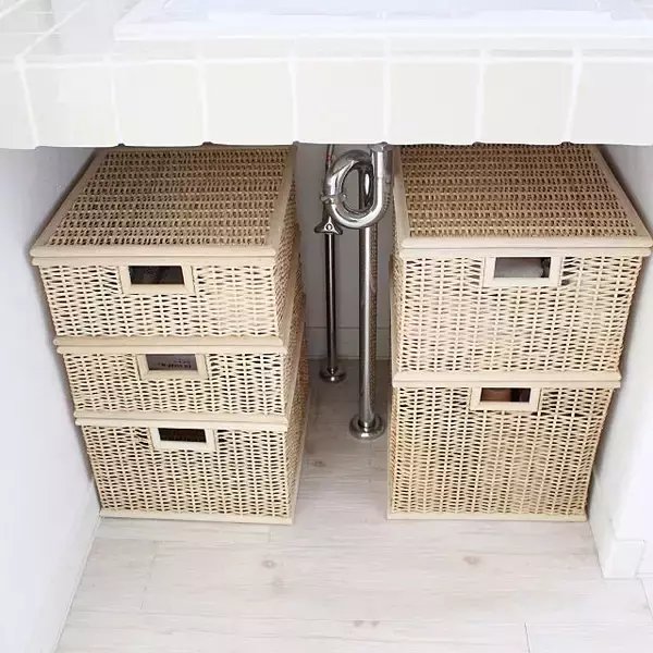 「どちらも使える♡無印良品のブリ材&ラタンバスケット」の画像