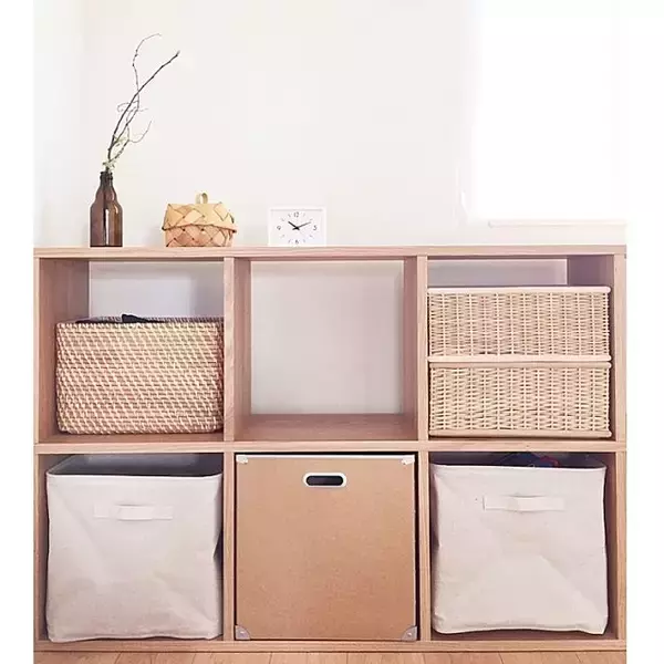 「どちらも使える♡無印良品のブリ材&ラタンバスケット」の画像